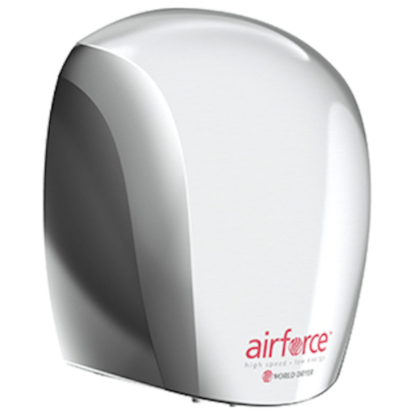 World Dryer Airforce Hand Dryer in Polished Chrome